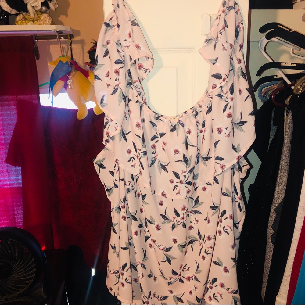Lily white 3x plus size off the shoulder top